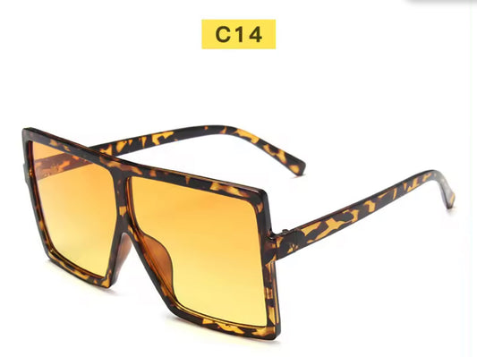 Leopard Dawn Large Frame Sunglasses